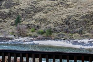 From River Retreat Cabin 4, overlook the Salmon River