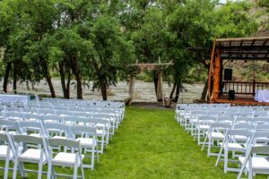 Chairs setup for Wedding Ceremony