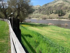 Salmon River Frontage at Riverview Cabins Idaho