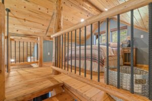 Airbnb cabins with Salmon River Frontage