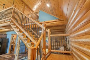 Airbnb cabins with Salmon River Frontage