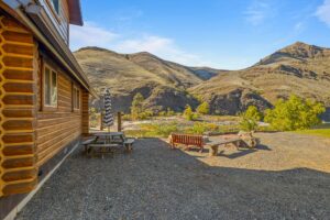 Airbnb cabin 3 near White Bird ID with Salmon River Frontage