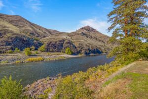 Airbnb cabin 4 near White Bird ID with Salmon River Frontage